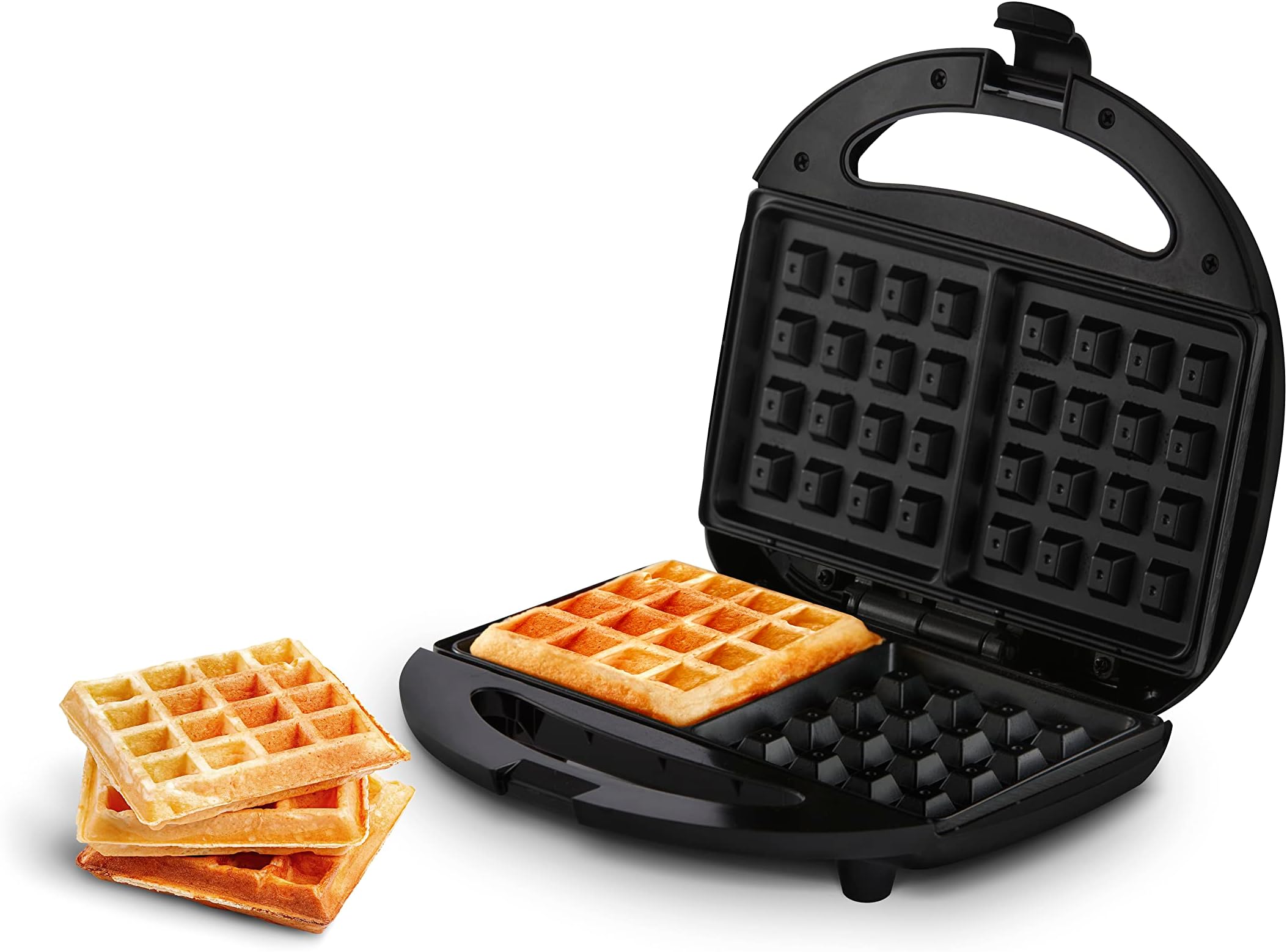 TowerT19041BLK Waffle Maker, Plastic, 750 W, Black