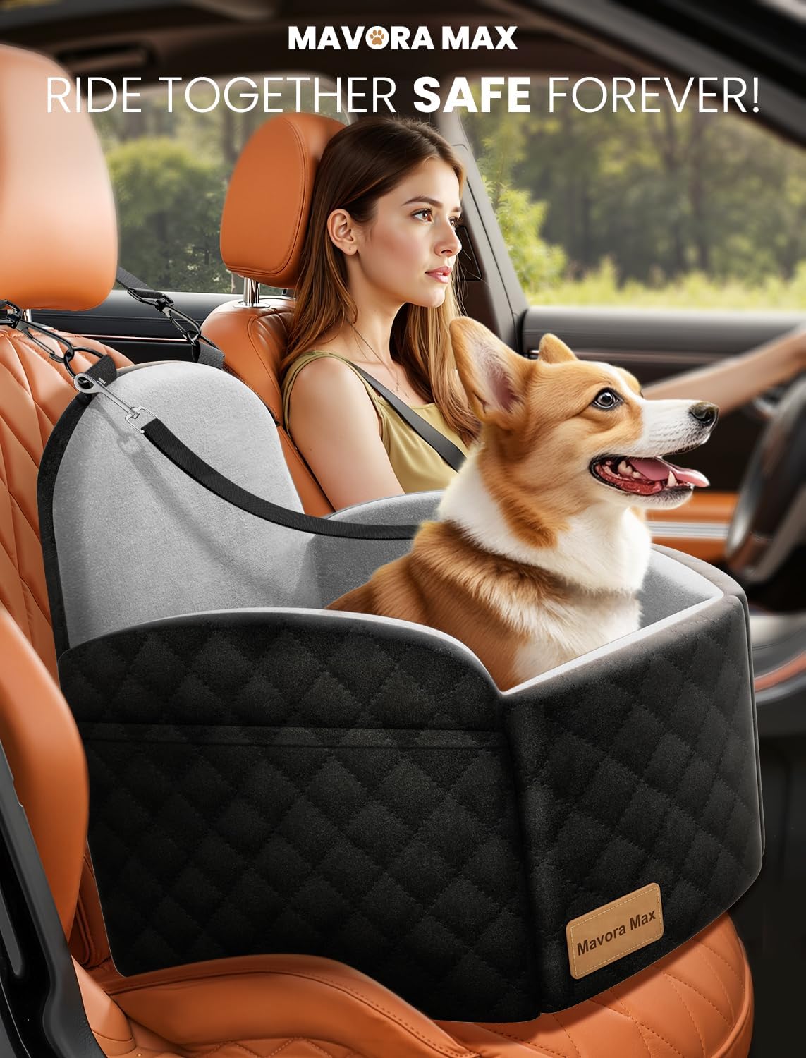 Travel in Comfort: The Best Dog Car Seat Booster for Small to Medium Dogs!
