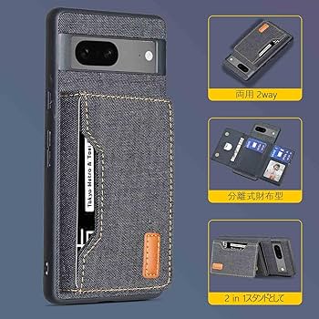 Amazon.co.jp: 【Aqier】デニム財布ケース Google Pixel 6a au