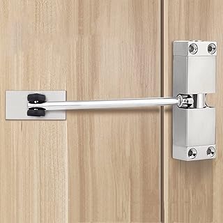 Safety Spring Door Closer, Stainless Steel Adjustable Automatic Door Closer for Residential Commercial Use Easy to Install Auto Door Closer for Bedroom Balcony Home