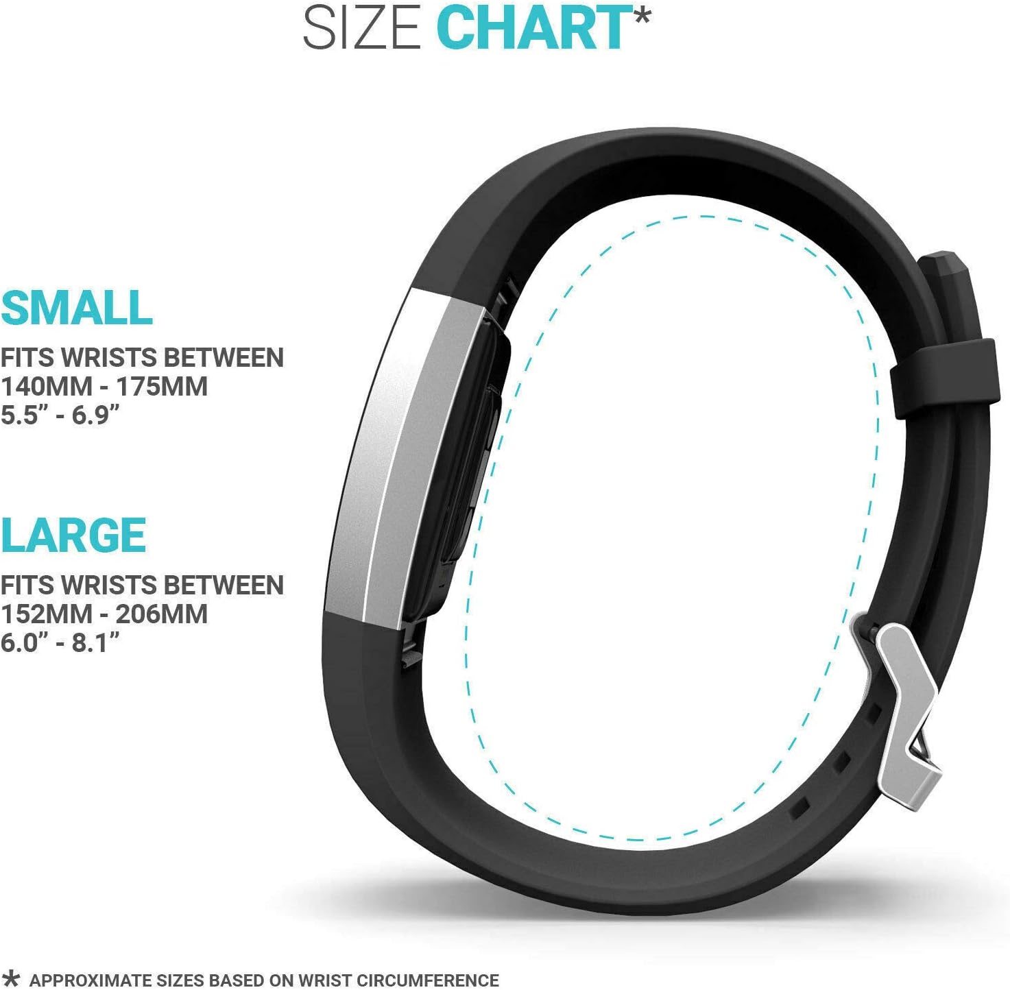 Sport Wristbands Compatible with Fitbit Charge 2, Adjustable Classic Bands