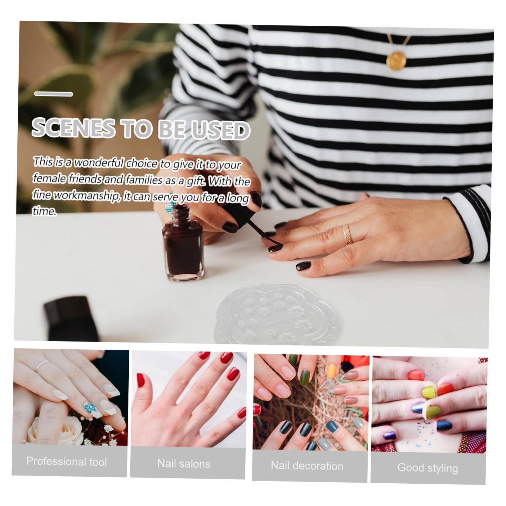 Lurrose 12pezzi Stampo Per Unghie Silicone Personalizzato Mold Per Nail Art Epoxy Strumento Pratico Per Manicure Di Stampo Fiori Per Decorazioni Unghiali