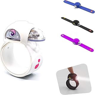 Crazy Safety | Slap Wrap | Luz LED para Bicicleta y para Caminar, luz para niños con diseño Divertido. Úsala como Equipo Reflectante o como luz de Mochila