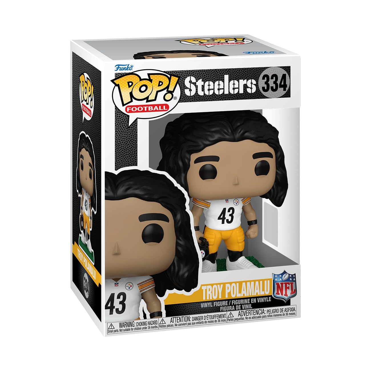 Funko Pop! NFL: Legends - Troy Polamalu - Steelers - Collectable