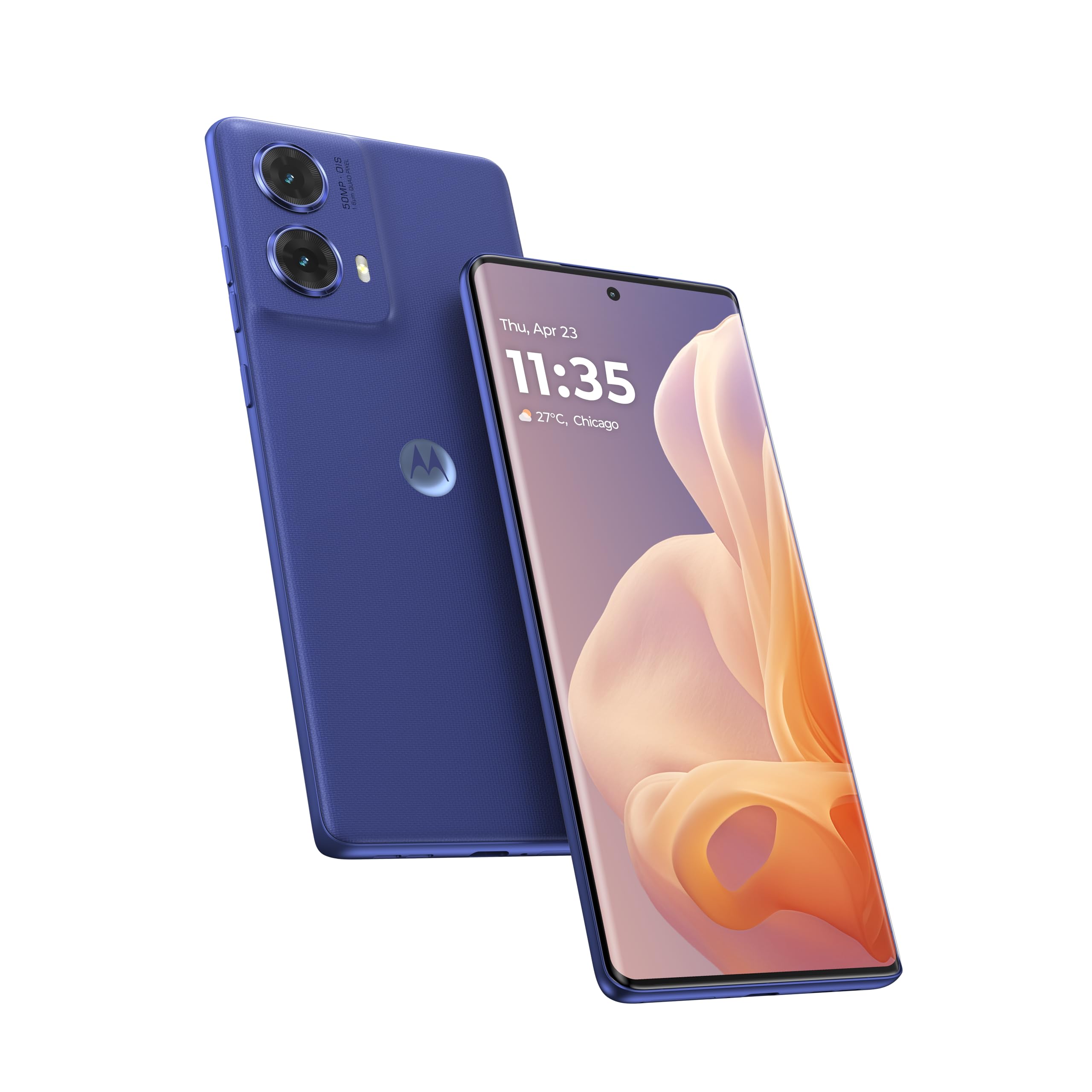 Motorola G85 5G Smartphone | 12GB RAM + 256GB Storage | 6.67" 120Hz P-OLED Display | 50MP OIS Dual Camera | 5000mAh Battery | Android 14 | Dual SIM + eSIM (Cobalt Blue)