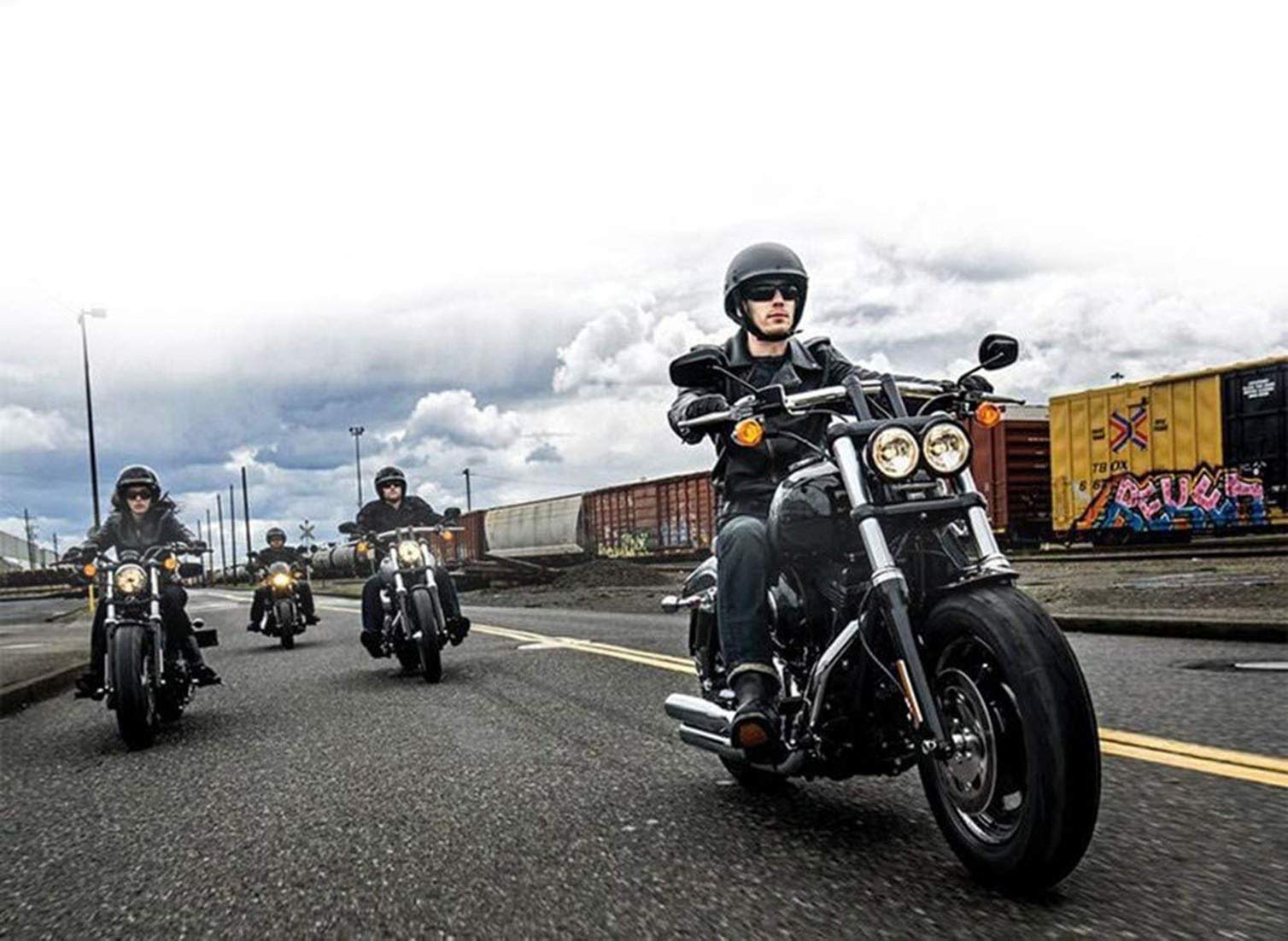 Half Motorcyc LeHelmet Retro Vintage Style Motorbike Crash Helmet