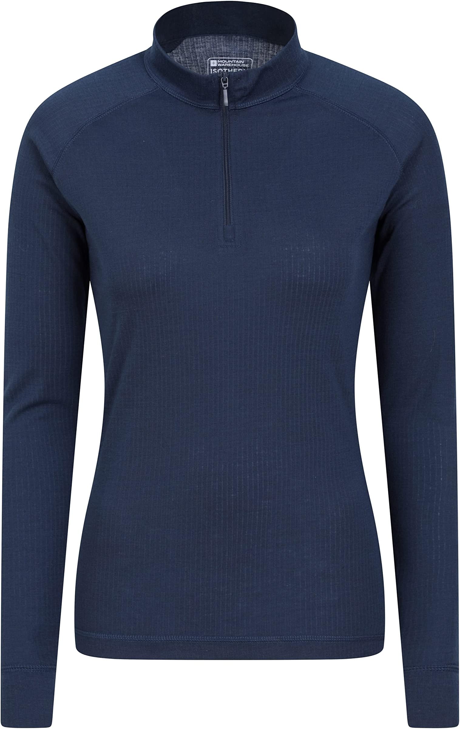 Mountain WarehouseTalus Womens Long Sleeves Baselayer Top - Thermal Underwear, Lightweight Ladies Tee Shirt, Breathable, Easy Care - for