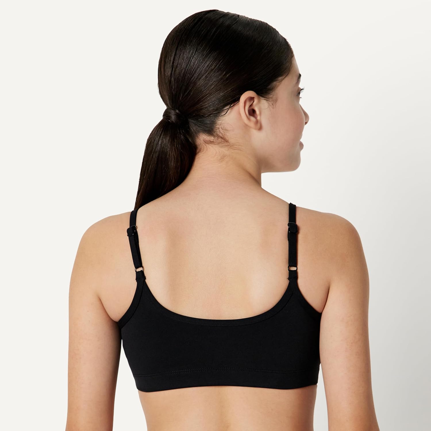 Amazon Essentials Girls' Athletic FormFlex Buttery Soft Light Support Spaghetti Strap Training Sports Bra - Image 3