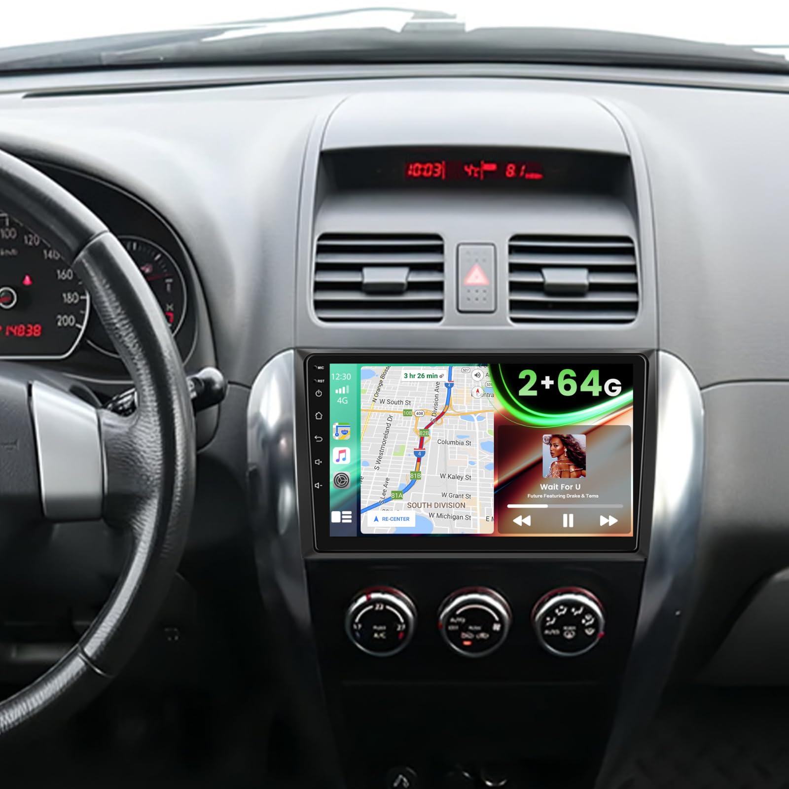 Amazon.com: 2+64GB Android 15 Car Stereo for Suzuki SX4 2006-2013