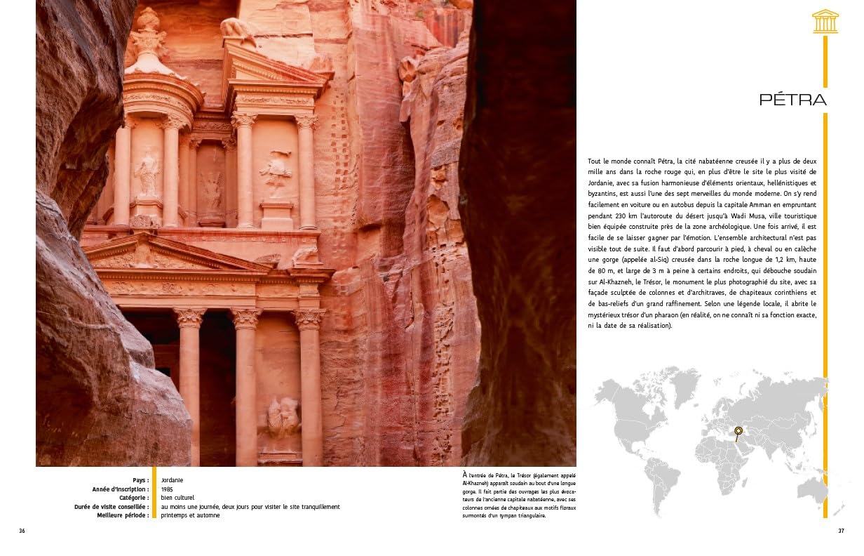 UNESCO : Voyage à travers les trésors de l'Humanité: Les plus beaux sites du monde dans un beau-livre grand format