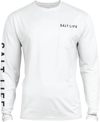Salt Life Men's Ameritude Long Sleeve Performance Fit Shirt