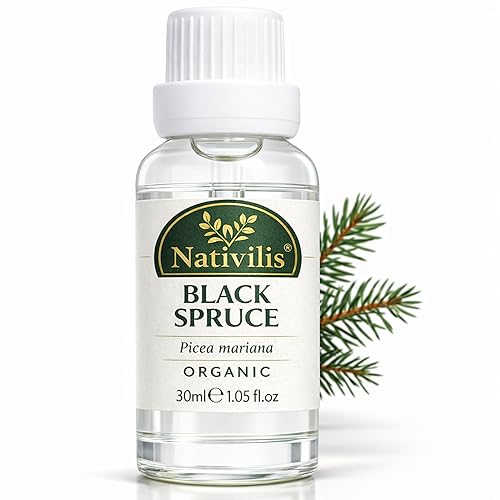 Nativilis Organic Black Spruce Essential Oil Picea Mariana Antiseptic Helps