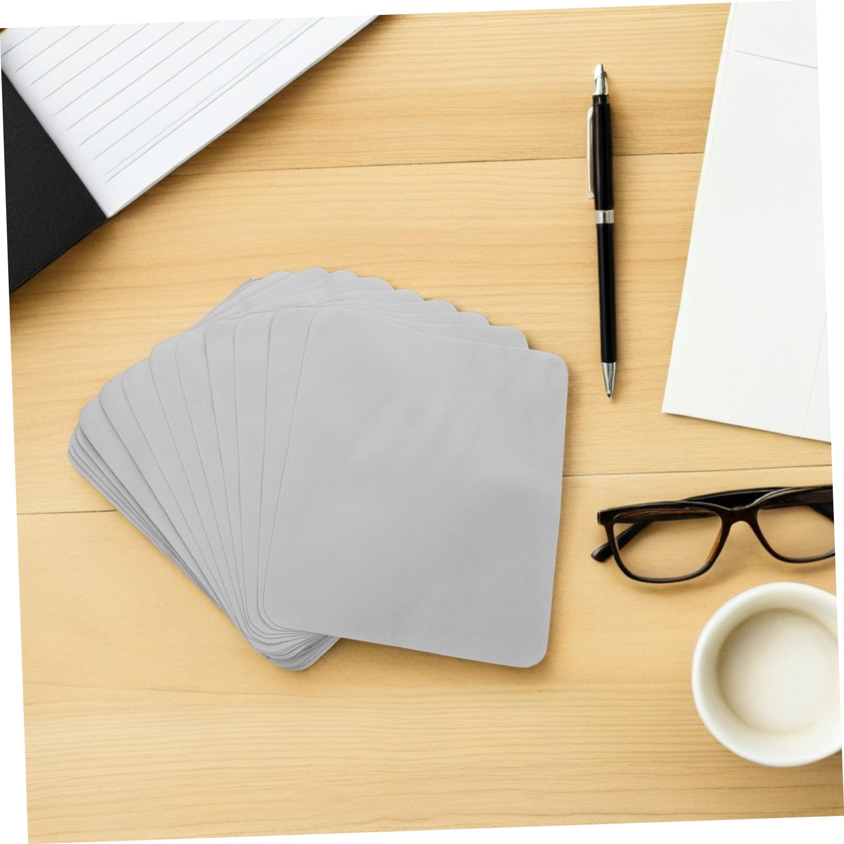 100piezas Paño de Limpieza de Gafas de Terciopelo de Toallitas de Doble Cara para Gafas Teléfonos Cámaras Paños de Microfibra Suaves para Lentes y Pantallas