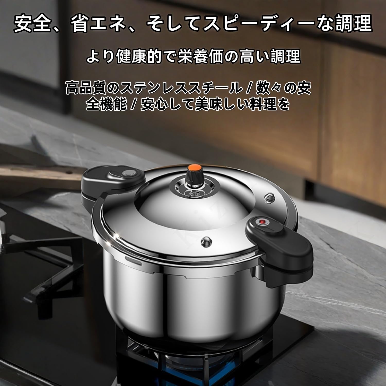 Amazon | Kizare 圧力鍋 304 ステンレス鋼圧力鍋 10L/12L/16L 圧力なべ