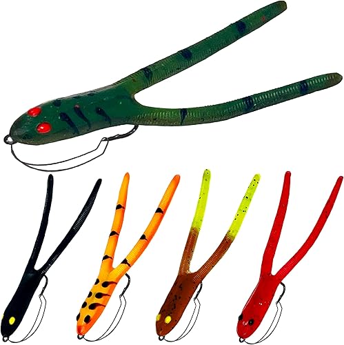 Miniatura 8 de DELONG LURES Señuelos de pesca sin malas hierbas de 3 pulgadas para lubina, crappie, bluegill, perca y trucha, vida de hundimiento lento como cebos