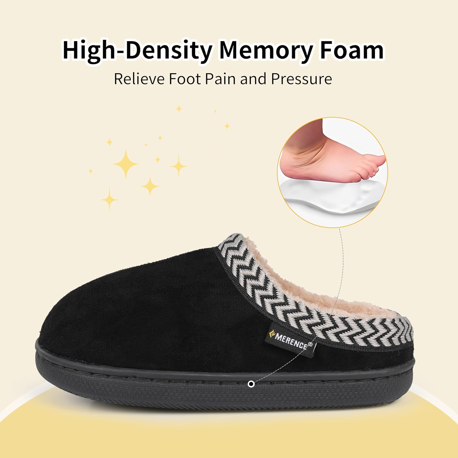 CIOR Boys Girls Slippers House Fuzzy Shoes Soft Slip-on Slippers Slides Indoor Outdoor