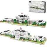 White House Model Micro Mini Building Block Sets for Adults Architecture Landmark Series Kit Toy Gift for Kids 3000 Pieces