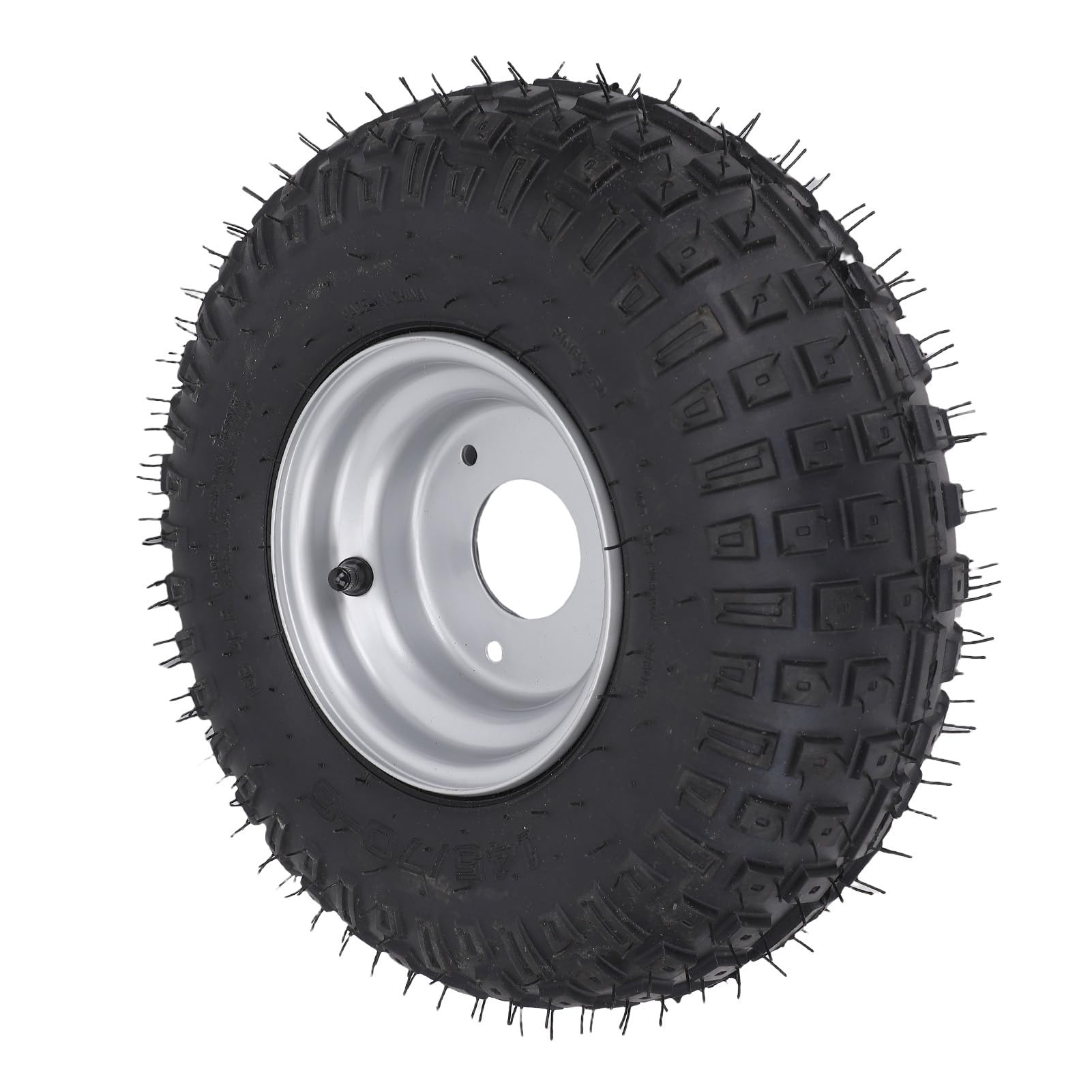 Akozon Off Road Wheel 145x70-6 6 Zoll 3 Bolzen Nicht-Slip-Explosions-Proof-Reifen mit Hub für Bike ATV Quad Go Kart