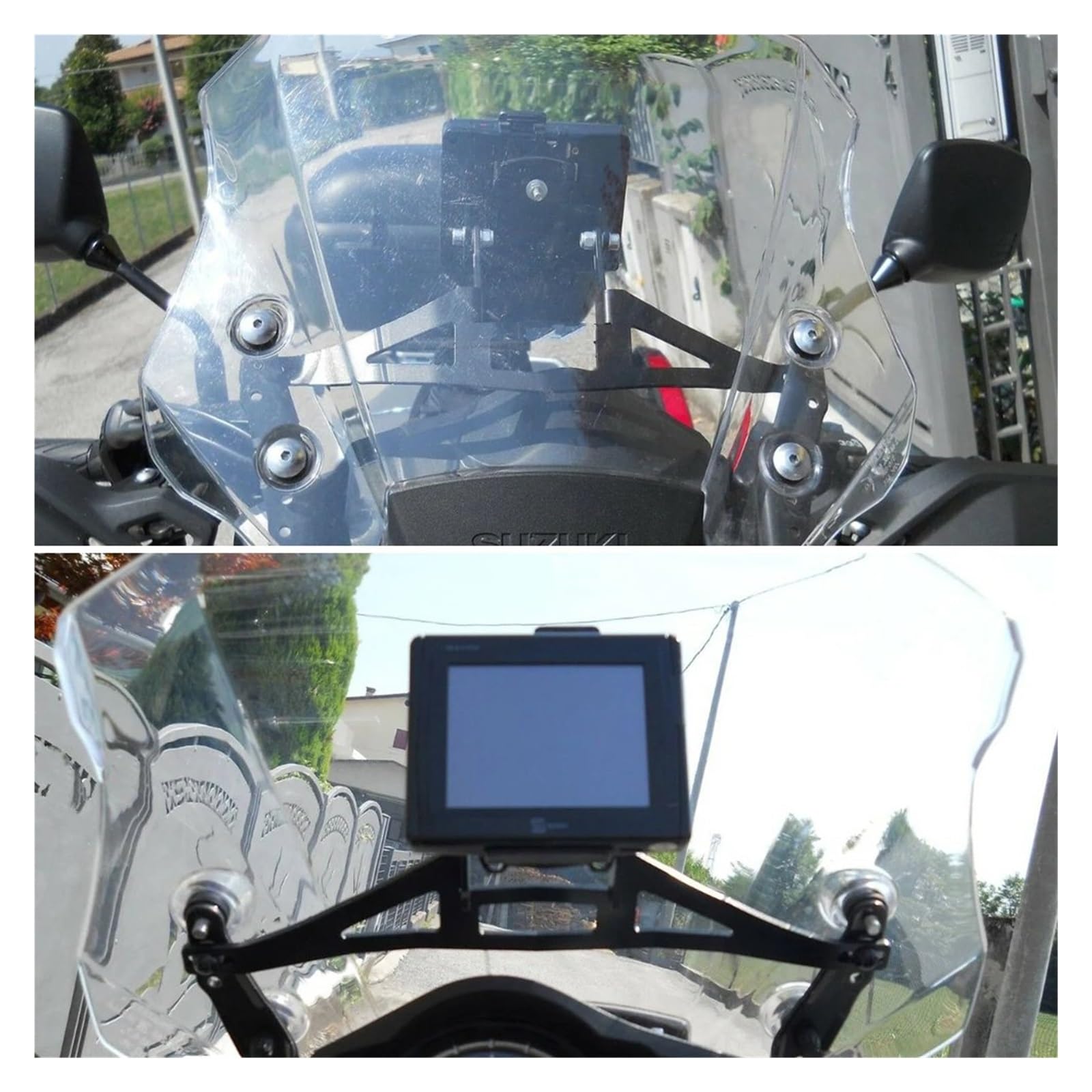 Telephone Moto Rotation pour Suzuki pour Vstrom 1000 DL1000 2014-2017 Support De Téléphone GPS pour Moto Support De Téléphone Portable Support De Navigation Porte Téléphone Vélo