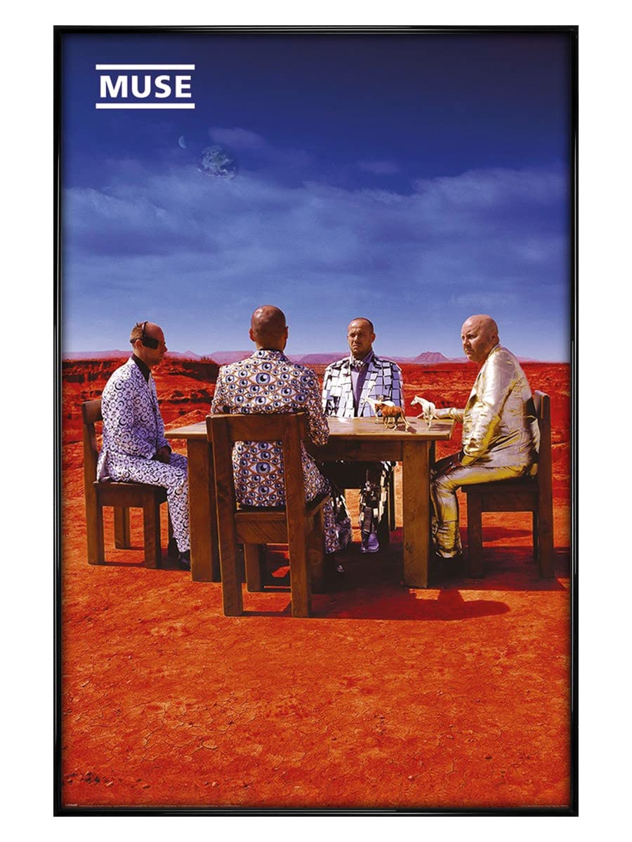 Grindstore Muse Gloss Black Framed Black Holes And Revelations Maxi Poster 61x91.5cm