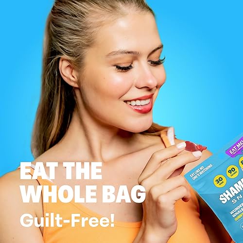 Miniatura 7 de Shameless Snacks - Gomitas keto bajas en carbohidratos sin gluten, paquete de dulces - Sandía, ballenas Wunderlicious, cereza de oso