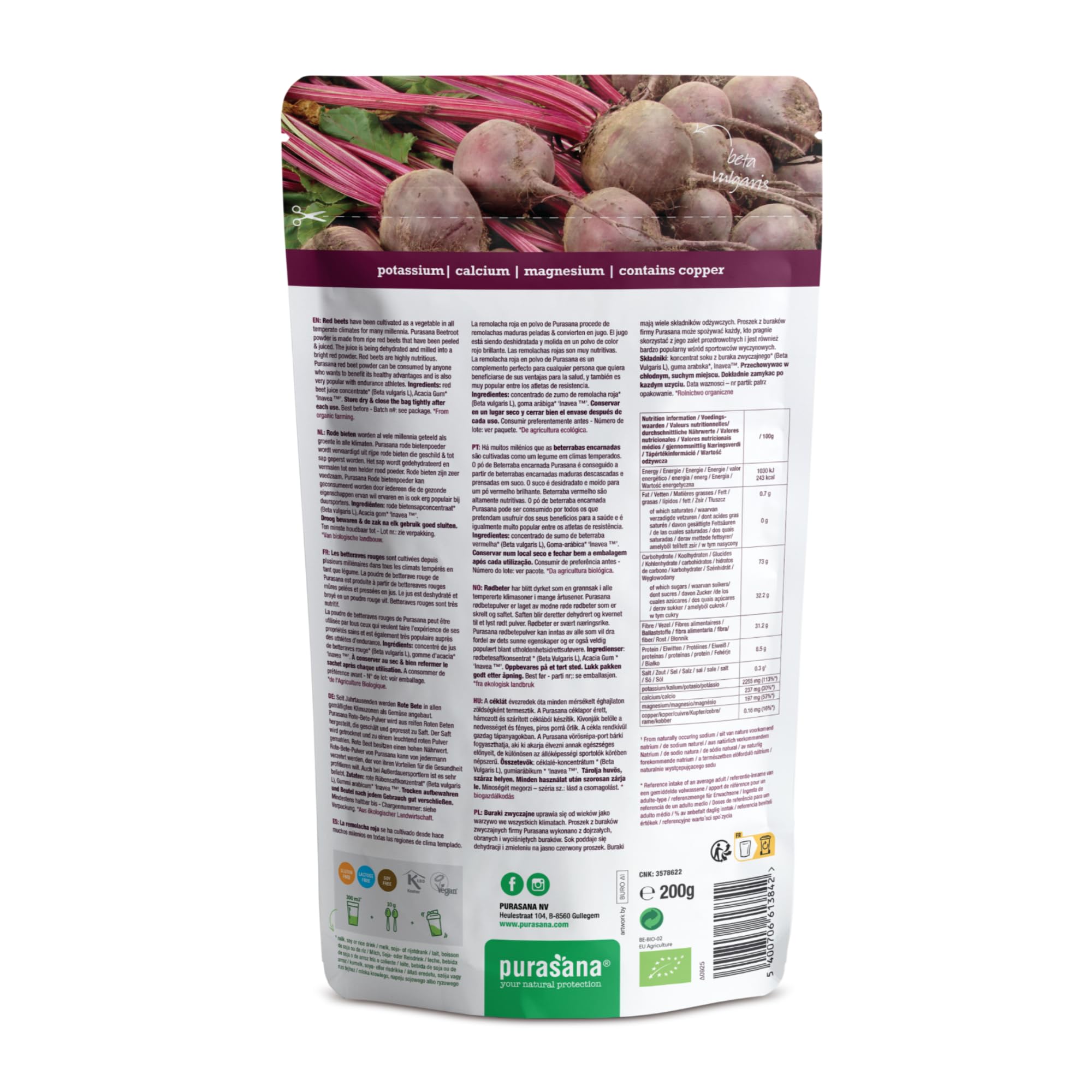Remolacha Polvo Bio 200 G