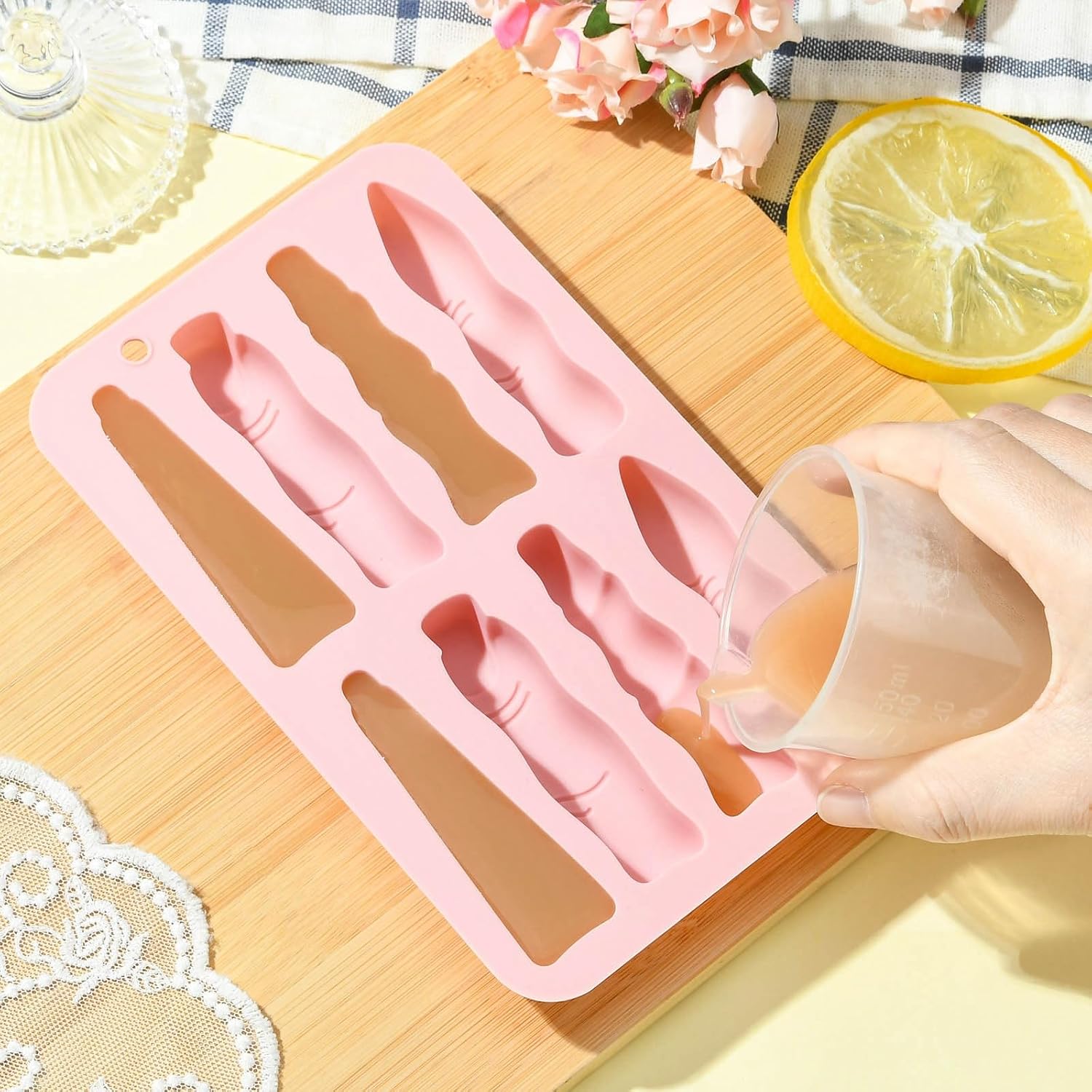 2 pcs Witch Finger Theme Silicone Fondant Molds Halloween Spooky Cartoon Molds for DIY Cake Chocolate Pudding Jelly Ice Candy Epoxy Resin Craft Decor image 5