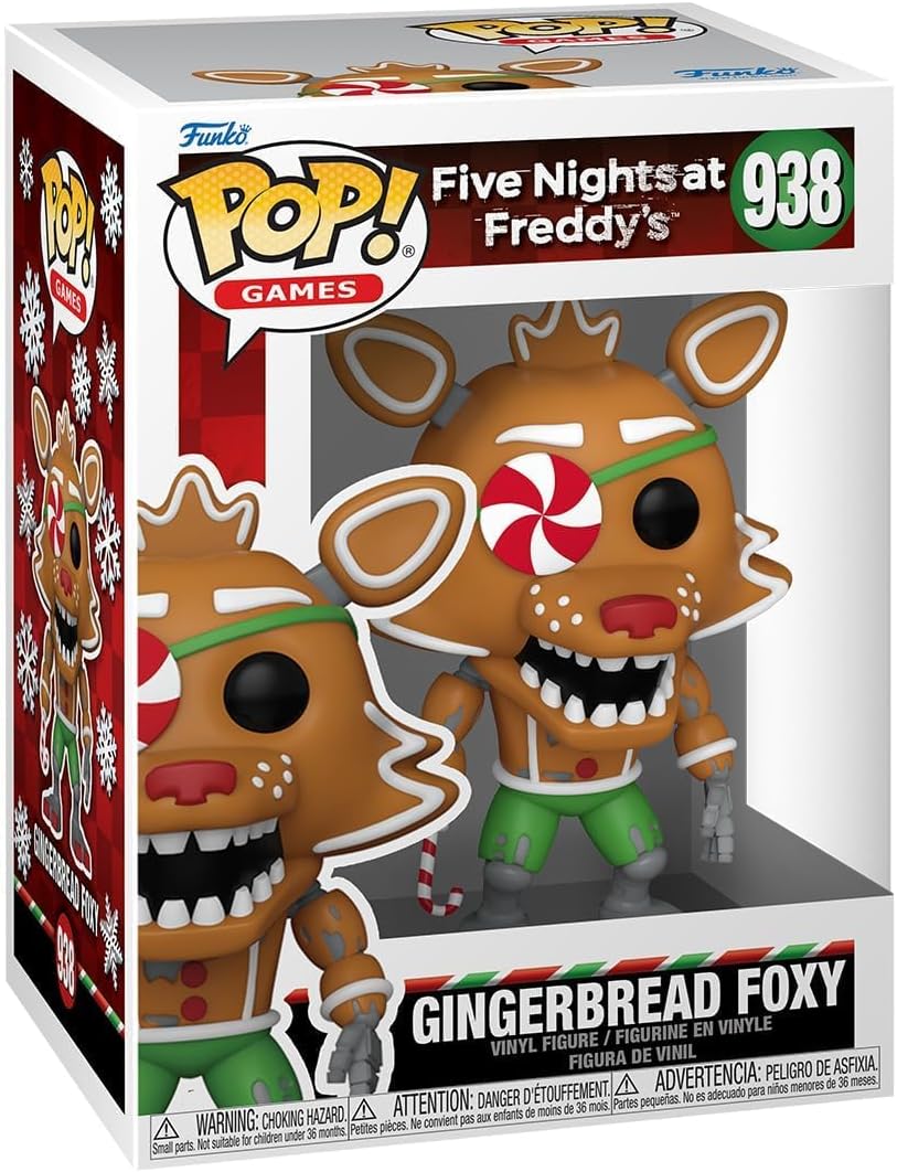 Funko POP! Games: Five Nights at Freddy's (FNAF)- Gingerbread Foxy - Collectable Vinyl Figure - Gift Idea - Official Merchandise - for Kids & Adults