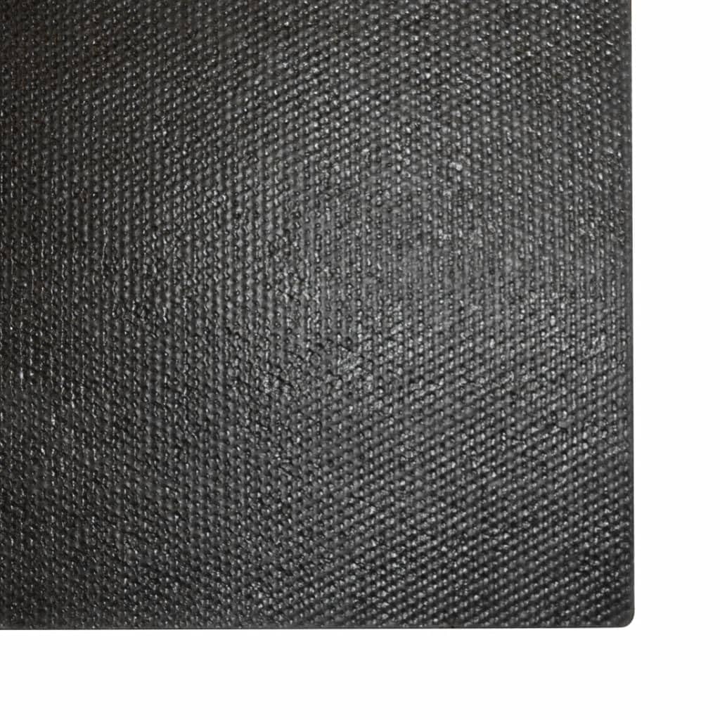 Fußmatte Natur aus Kokosfaser 40x60 cm getuftet rutschfest mit PVC-Unterseite wetterfest für Eingang, Tür, Flur, Balkon, Terrasse, Innen und Außenbereich sauber und saugfähig