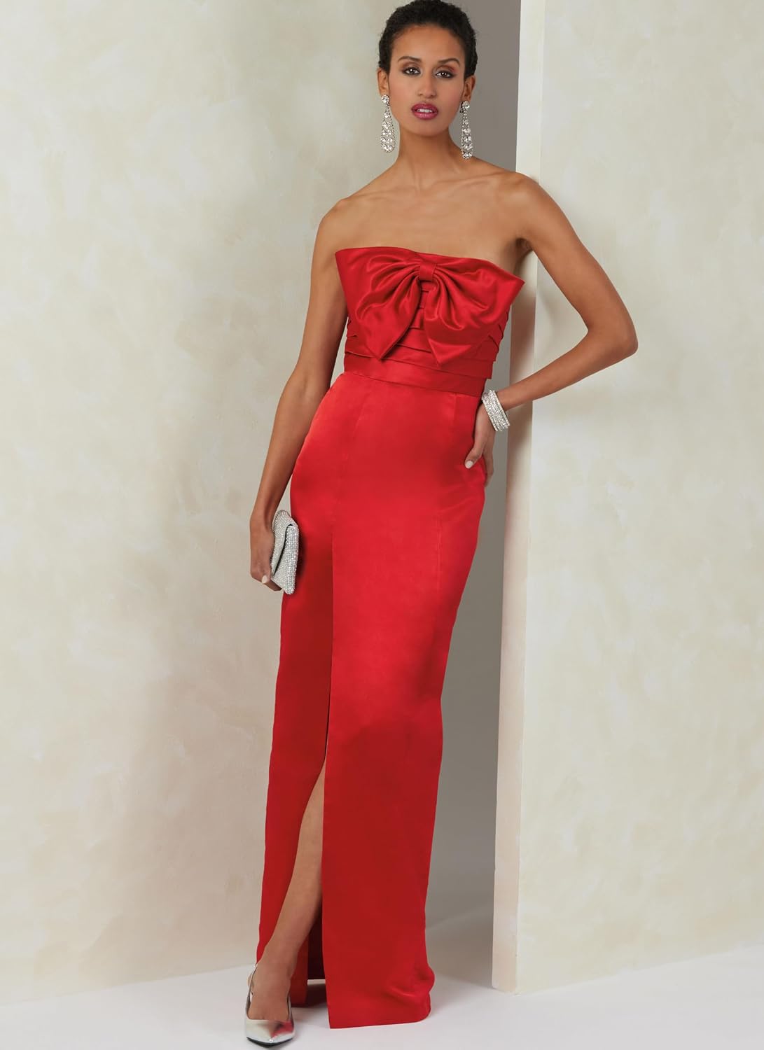 Vogue V2088Y5 Misses' Overskirt and Lined Strapless Dress Sewing Pattern Packet, Design Code V2088, Sizes 18-20-22-24-26