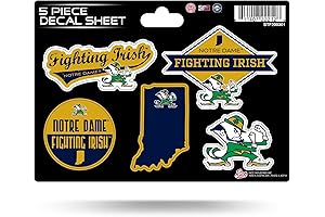 Notre Dame Fighting Irish Mini NCAA Sticker Sheet