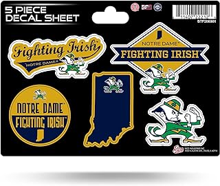 Rico Industries NCAA s 5-Pc Sticker Sheet