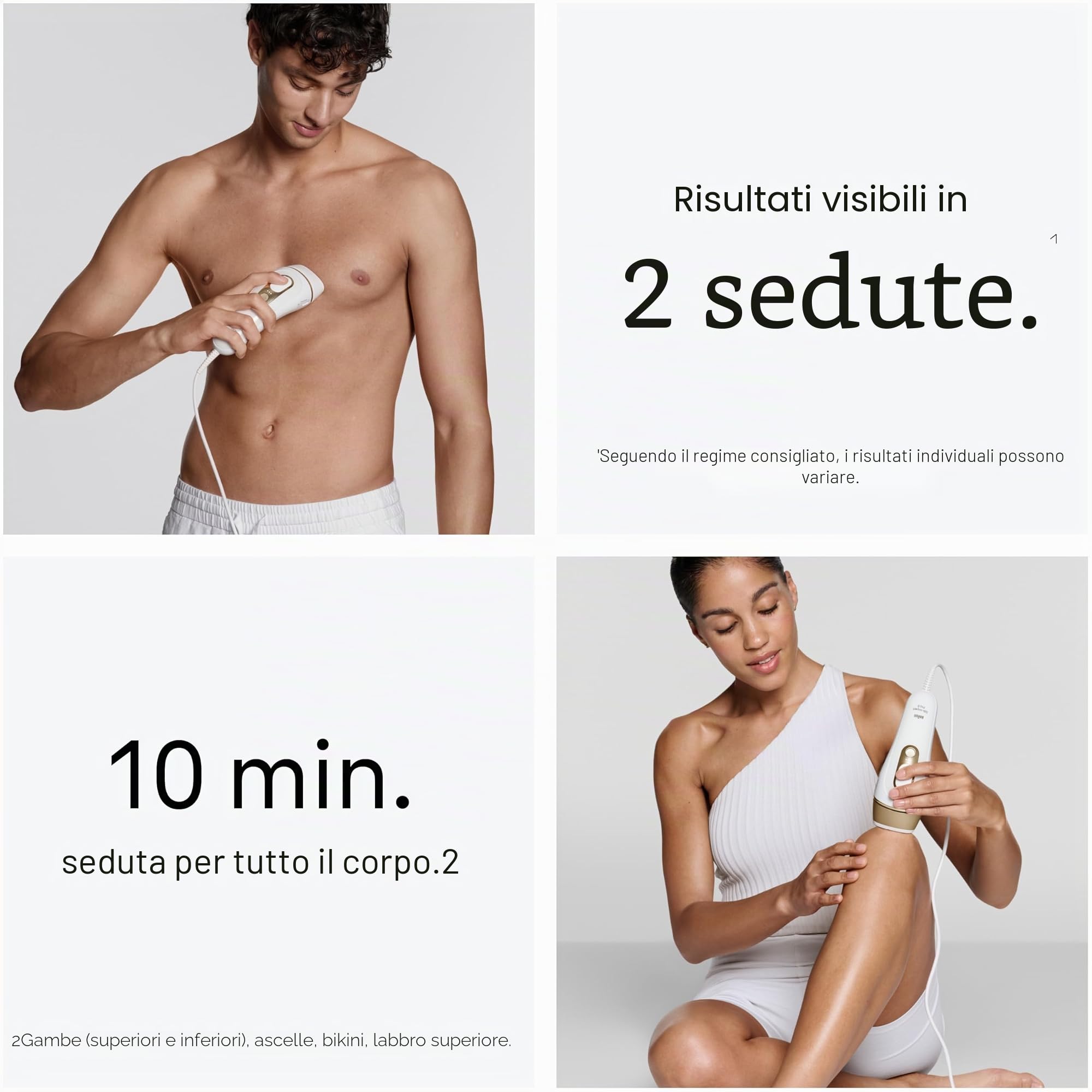 Braun Depilazione IPL, Silk Expert Pro 5 PL5157, approvato dalla FDA, corpo e viso, riduzione permanente dei capelli, alternativa laser da salone, con rasoio Venus, sacchetto