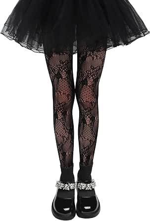 Girls' Lace Fishnet Tights