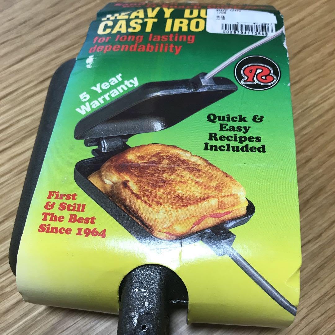 【レア】ROME ロングハンドルスクエアホットサンドクッカー 焚き火 レアROME ロングハンドルスクエアホットサンドクッカー 焚き火 レア