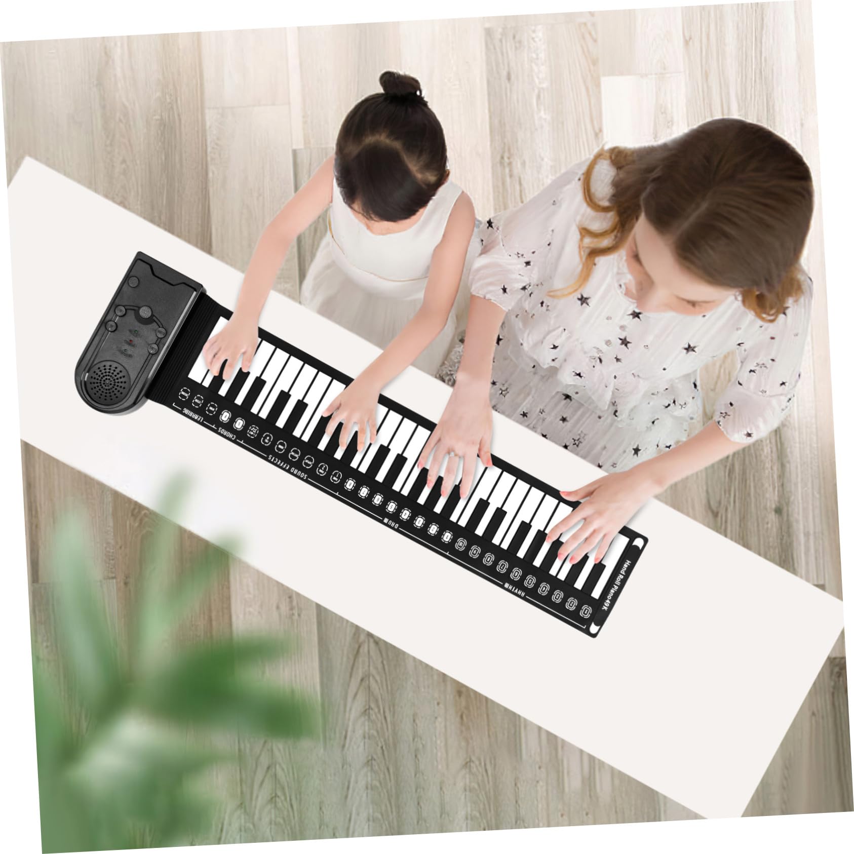 Tastiera Pianoforte Portatile a 49 Tasti Arrotolabile Funzione di Registrazione, Pianoforte Elettronico Pieghevole Altoparlante, Strumento Musicale per Principianti e Amatori