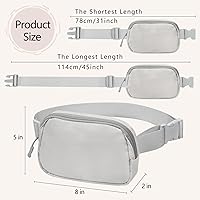 Vista 225 de Riñonera cruzada para mujeres y hombres, bolsa para cinturón para senderismo con correa ajustable, riñonera para correr, entrenamiento, deportes