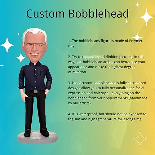 Miniatura 5 de Yolie Stylishbobblehead - Muñecas Bobblehead personalizadas, mujer sentada en el inodoro, regalo de escultura personalizada hecha a mano para