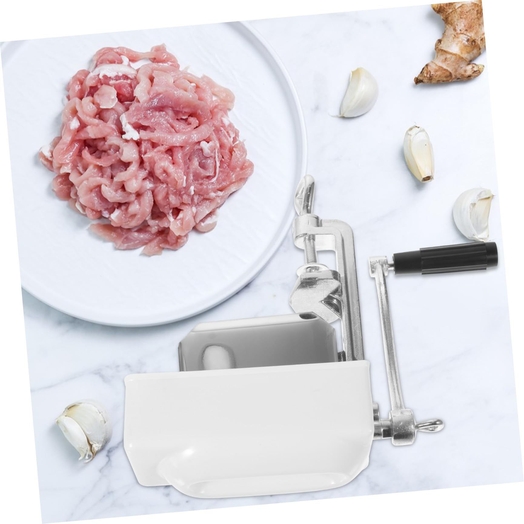 Zerodeko Ablandador de Carne de Metal Beige para Chuletas, Aguja Suelta | Punciones para Mejor Absorción del Adobo, Penetra Fibras, Herramienta Auxiliar de Cocina