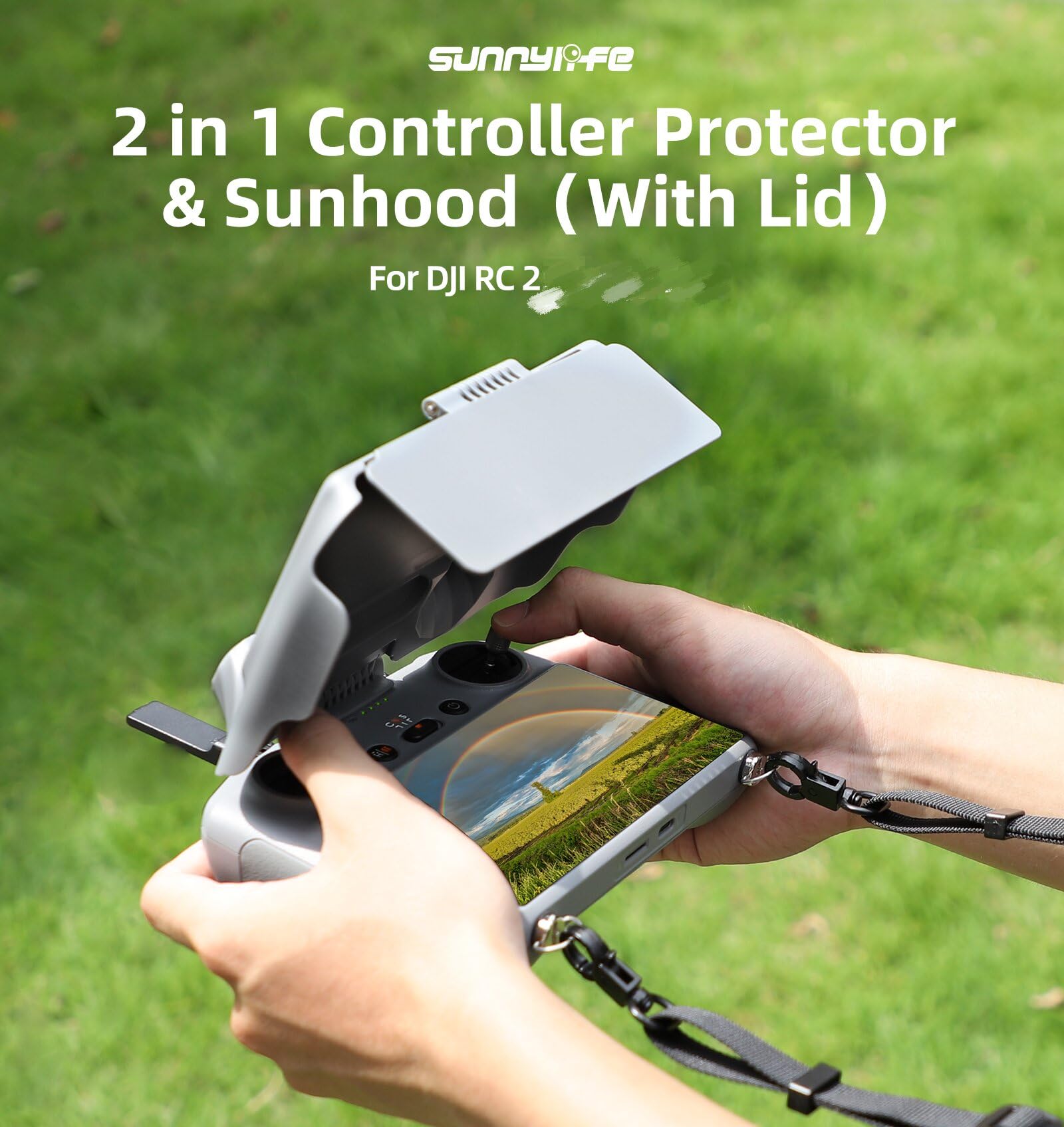 STARTRC Protector de parasol 2 en 1 para mando a distancia DJI RC Pro, protección de pantalla completa compatible con DJI Mavic 3 Pro/Mavic 3 Classic/Mini 3 Pro/Air 3S Accesorios STARTRC Protector de parasol 2 en 1 para mando a distancia DJI RC Pro, protección de pantalla completa compatible con DJI Mavic 3 Pro/Mavic 3 Classic/Mini 3 Pro/Air 3S Accesorios
