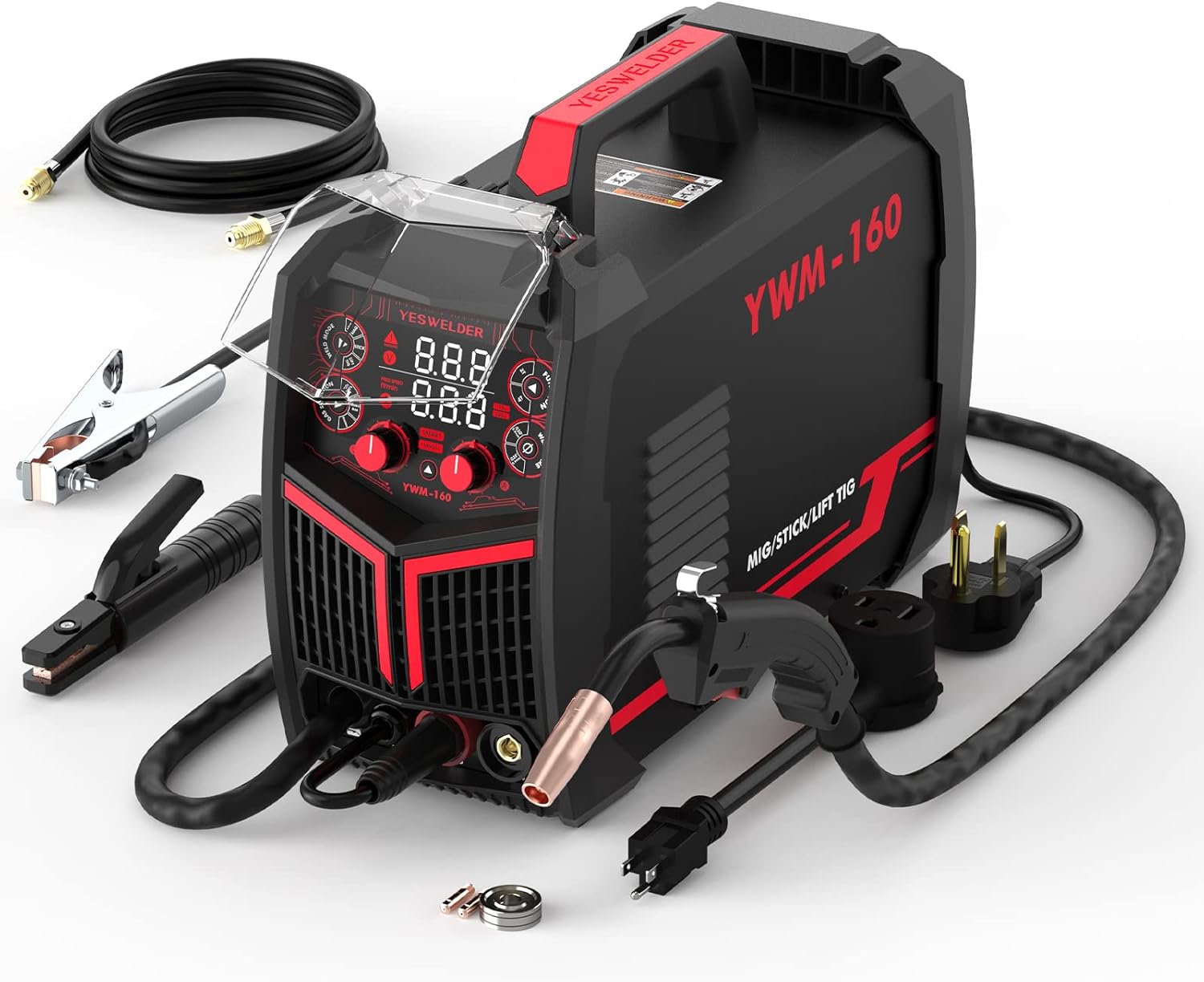 YESWELDER Gas Gasless 160A Multiprocess MIG Welder