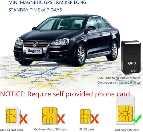 Miniatura 2 de Rastreador GPS para vehículos, mini localizador magnético GPS en tiempo real para automóviles, sin suscripción, cobertura completa de EE. UU.,