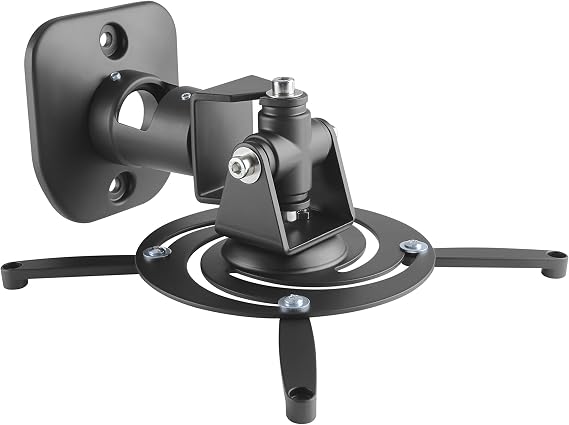 AMER Projector Mount - Ceiling Bracket LCD DLP Tilt 360 Swivel 30lbs (Black)