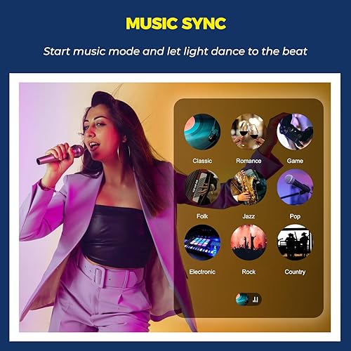 Miniatura 9 de Lightinginside Bombillas inteligentes equivalentes a 60 W, bombilla inteligente WiFi compatible con AlexaGoogle AssistantSmart Life, A19 E26 RGBCW