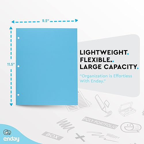 Miniatura 5 de Paquete de 240 carpetas de 2 bolsillos a granel, carpetas de papel de colores con bolsillos para papel tamaño carta, carpetas para el hogar u