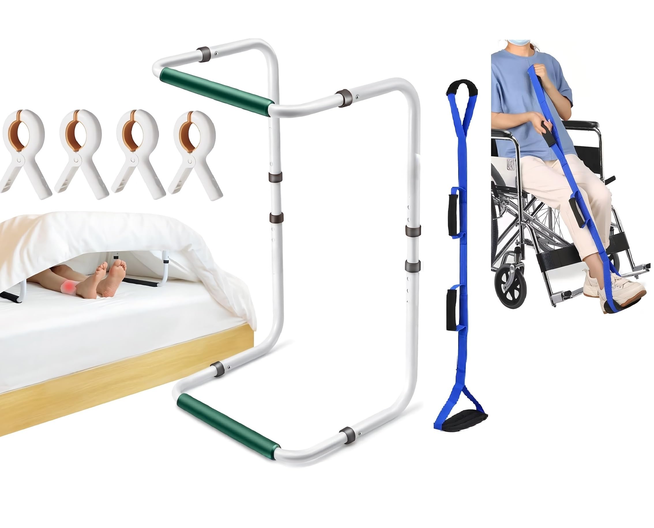 Blanket Lifter for Feet of Bed; Adjustable Bed Cradle for Arthritis & Foot Pain