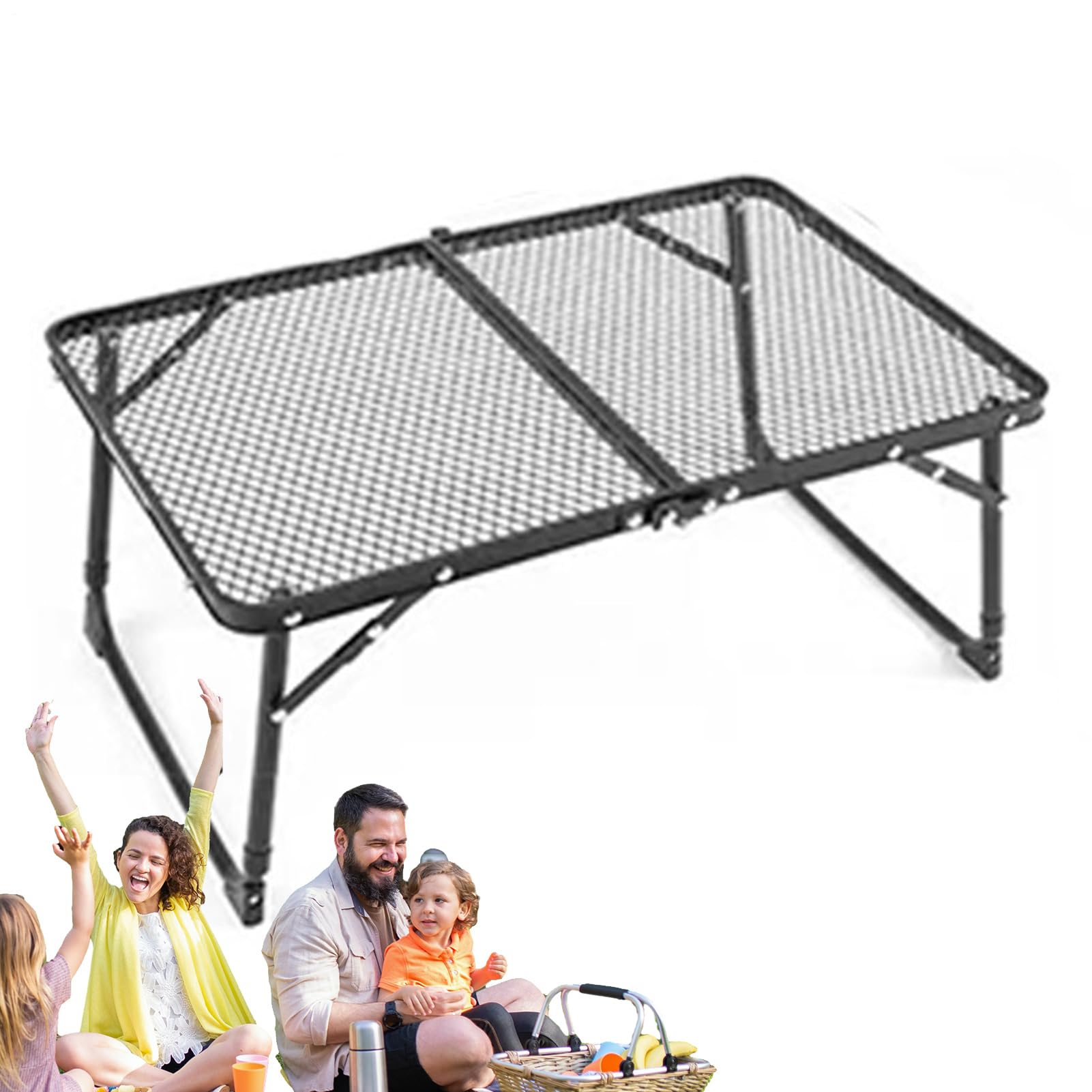Table extérieure pliable tout temps pour matériel de camping portatif