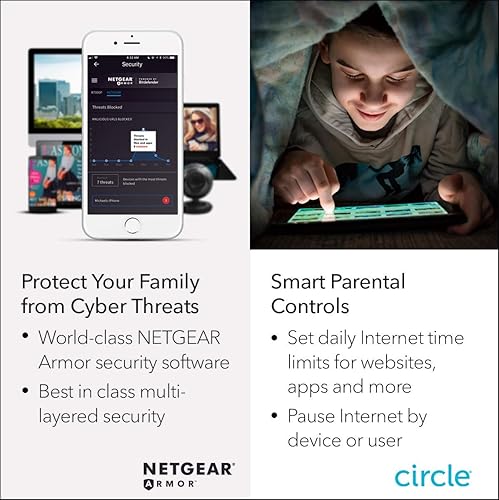 Miniatura 7 de NETGEAR Router WiFi de tres bandas Orbi con módem 4G LTE integrado (LBR20) para Internet primario o de respaldo  Compatible con AT&T y T-Mobile