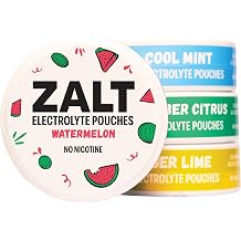 ZALT Electrolyte Pouches, Zero Caffeine Hydration Pouch, Electrolytes with Vitamin C, B6, B12, Sodium, Potassium & Magnesium, Pocket Size for Travel & Gym 1 Can, Cucumber Citrus V1 Formula