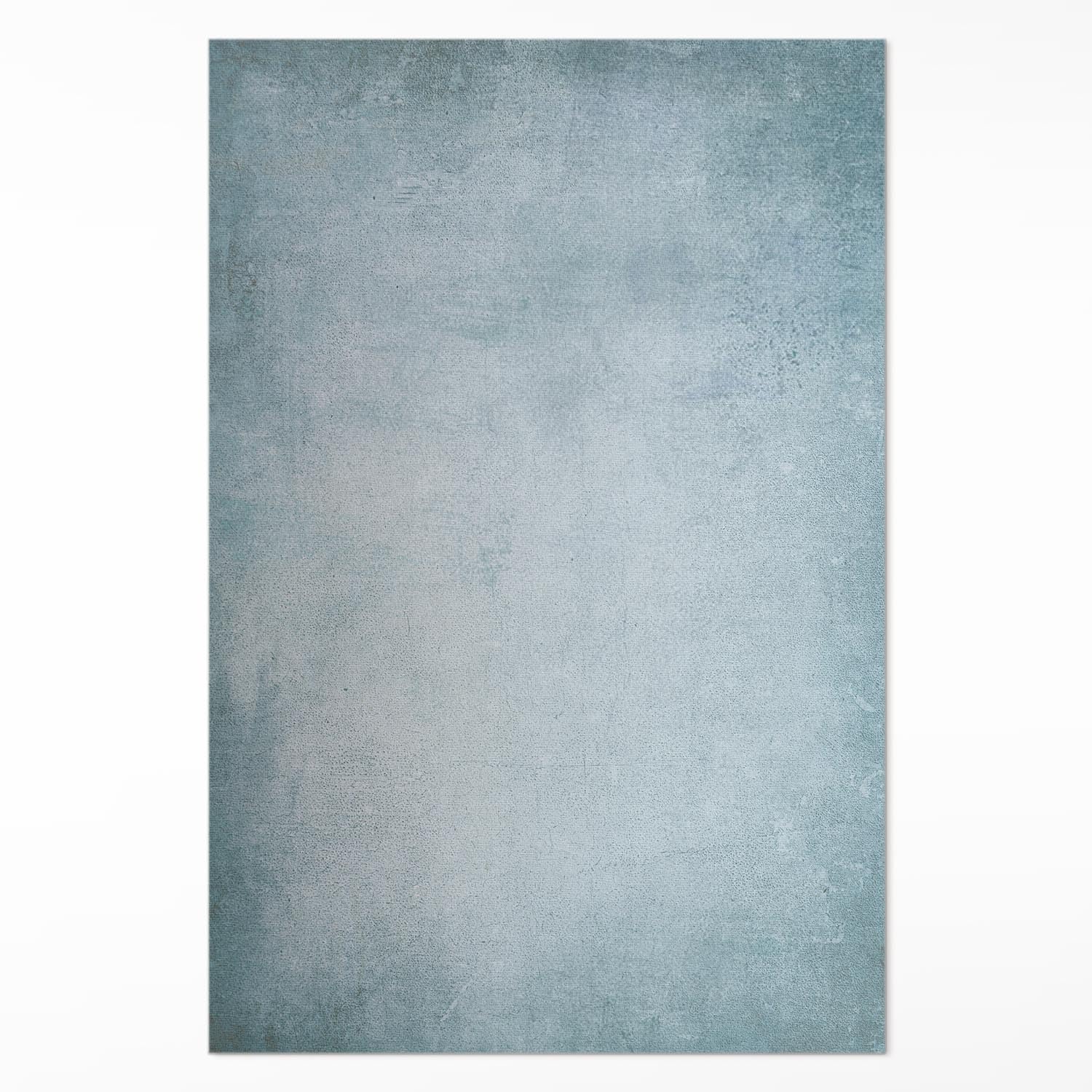 Tapis en vinyle 60x90 cm Floorart design béton bleu pour cuisine et salon